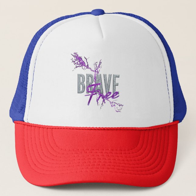 Casquette courageux et libre (Devant)