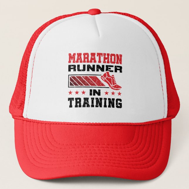 Casquette Coureur De Marathon En Formation (Devant)