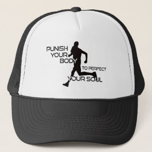 Casquette Coureur qui punit son corps pour perfectionner son