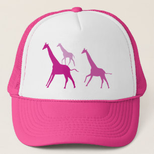 Casquette Courir des girafes (violet)