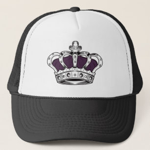 Casquette Couronne - pourpre