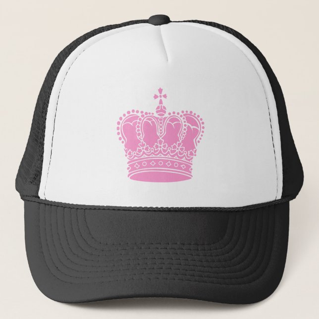 Casquette Couronne royale - Rose (Devant)
