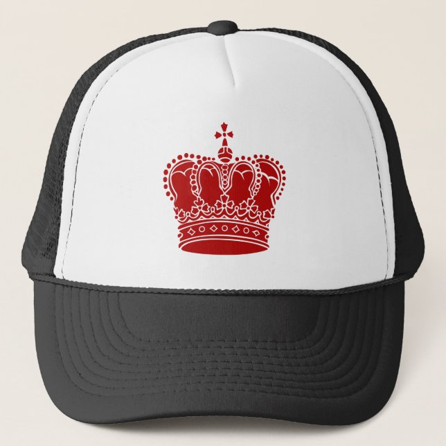 Casquette Couronne royale - Ruby Red (Devant)