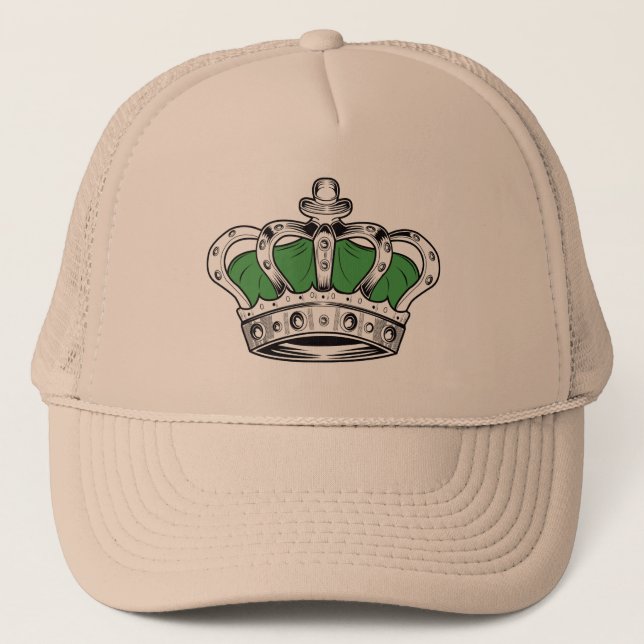 Casquette Couronne - Vert (Devant)