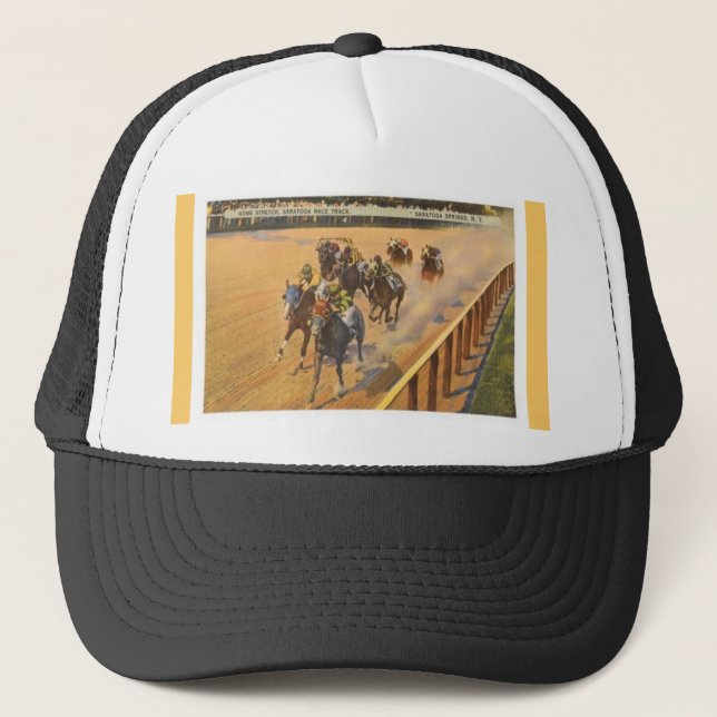Casquette Course de chevaux de Saratoga Springs (Devant)