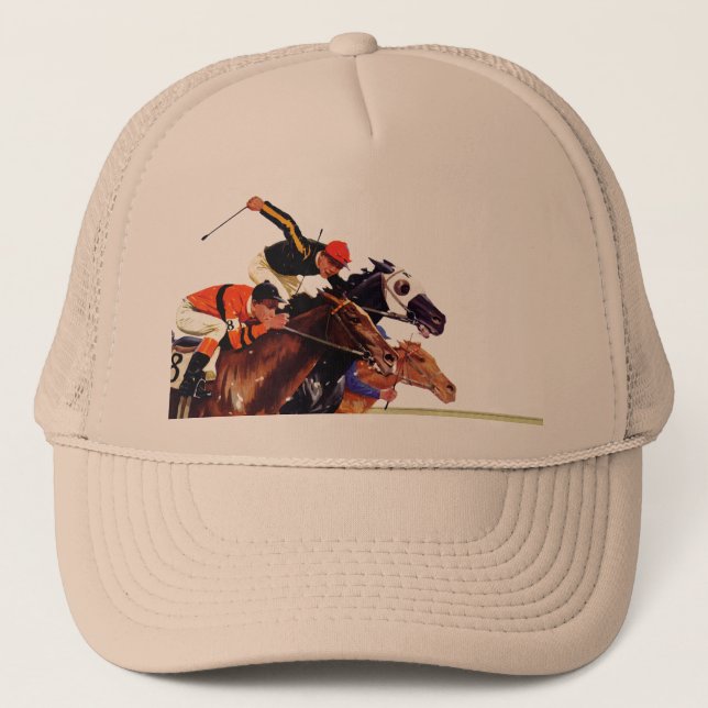 Casquette Course de pur sang (Devant)
