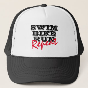 Casquette Course en vélo de natation Répéter Triathlon Tr