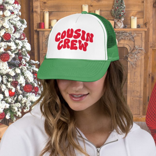 Casquette Cousin Creative Christmas Matching Famille Réunion (Cousin Crew Christmas Matching Family Reunion Trucker Hat a perfect matching gift for cousins)