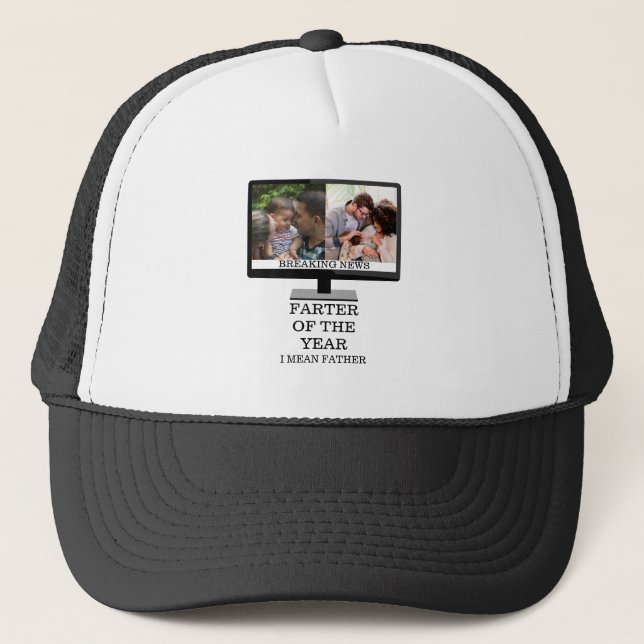 Casquette Coutume TV plus loin de l'année drôle papa 2 photo (Devant)
