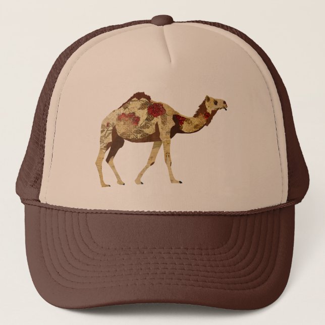 Casquette Couvercle rose de chameau (Devant)