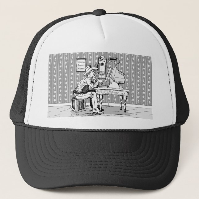 Casquette Cowboy informatique (Devant)