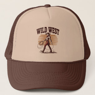 Casquette Cowgirl de l'Ouest sauvage – Rétro