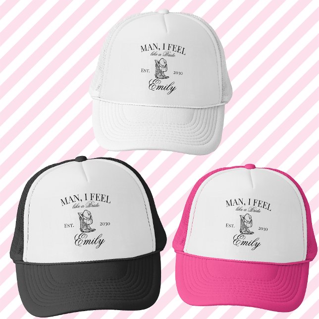 Casquette Cowgirl personnalisée Bacheloro Party Social Club (Créateur téléchargé)
