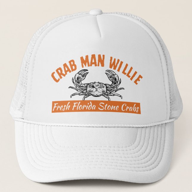 Casquette Crab Man Willie - Custom 47 Quality Snap Back Hat (Devant)