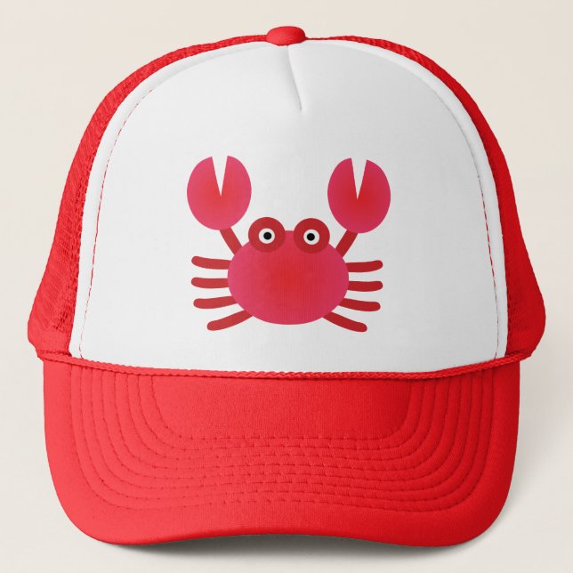 Casquette Crabe amusant (Devant)