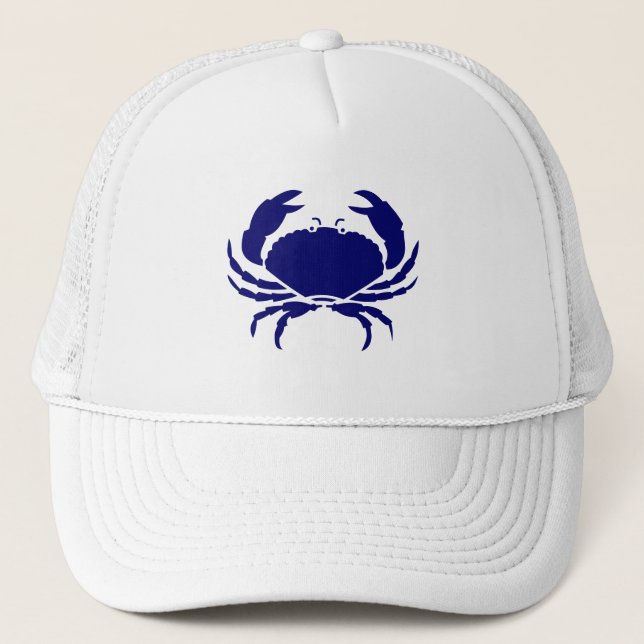 Casquette Crabe bleu (Devant)
