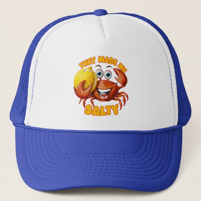 Casquette Crabe drôle (Devant)