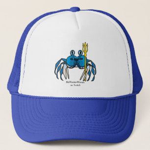 Casquette Crabe guerrier bleu, MeWarriorWoman sur Twitch
