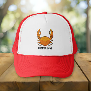 Casquette Crabe orange