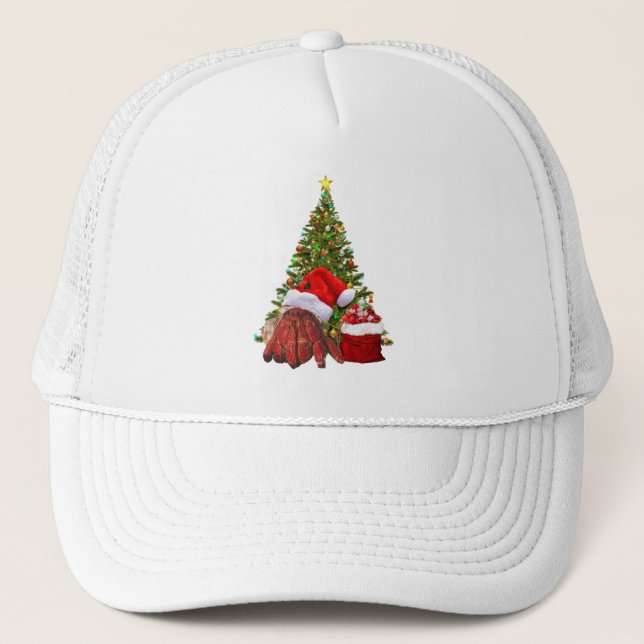 Casquette Crabe père Noël Amusant Crabe de Noël Hermite Crab (Devant)