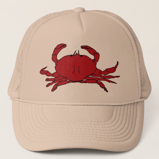 Casquette Crabe rouge (Devant)