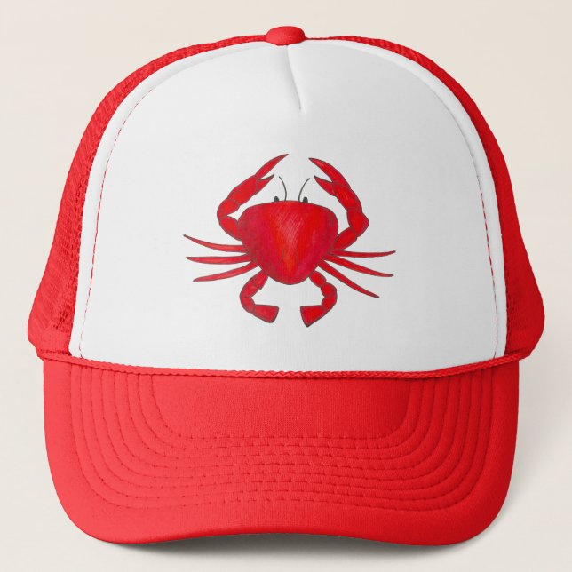 Casquette Crabe rouge Baltimore Crabes du Maryland Fruits de (Devant)