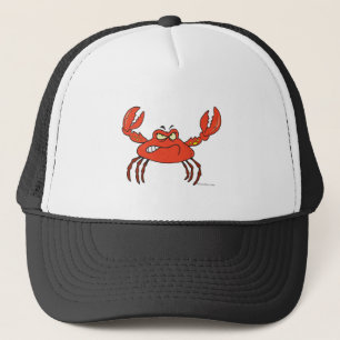 Casquette crabe rouge en colère