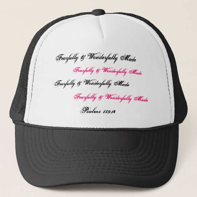 Casquette "craintivement et merveilleusement fait" (Devant)
