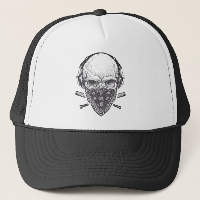 Casquette Crâne (Devant)