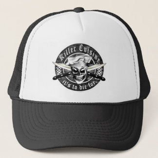 Casquette Crâne 4 de chef : Cuisine de tueur