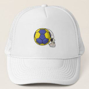 Casquette Crâne avec Handball Sports
