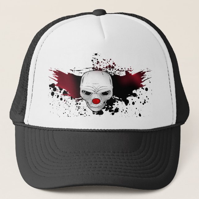 Casquette crâne de joker (Devant)