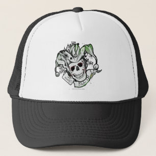 Casquette Crâne de joker du peloton   de suicide "tout dans