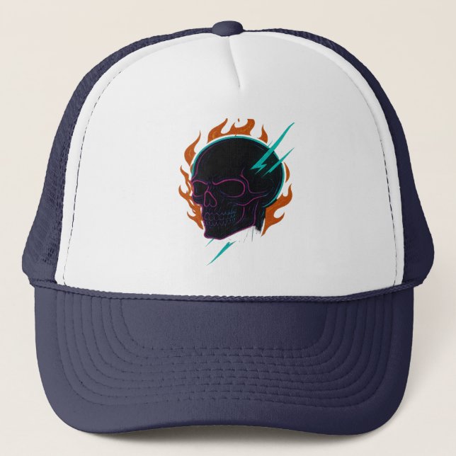 Casquette crâne d'incendie (Devant)