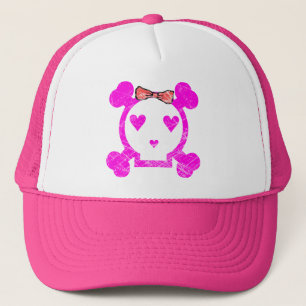 CASQUETTE CRÂNE GRUNGE DE FILLE DU STYLE EMO
