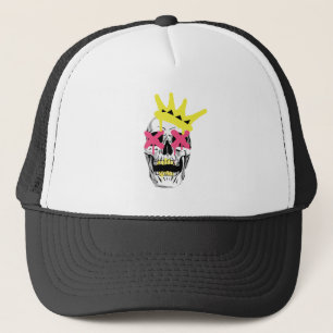 Casquette Crâne royal : L'Art Crowned Rose