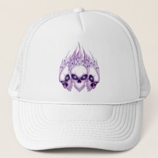 Casquette Crâne violet flamboyant