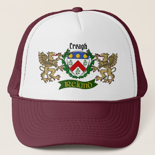 Casquette Creagh Irish Shield avec Griffins (Devant)