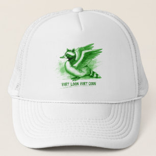 Casquette Créature hybride partie huard partie raton laveur