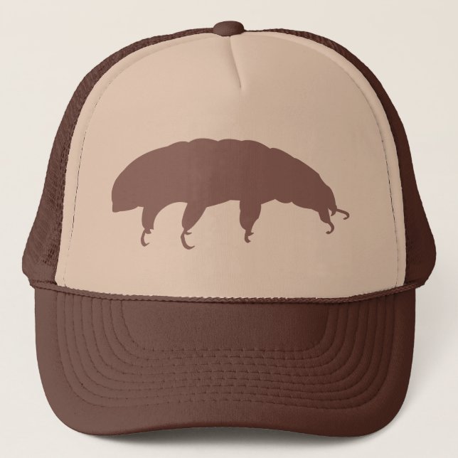 Casquette Créature mignonne de silhouette Tardigrade d'ours (Devant)