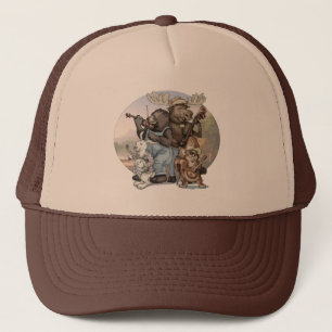 Casquette Créatures bleues d'herbe par des studios de Mudge