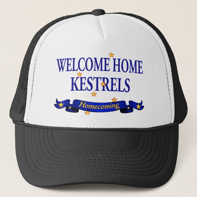 Casquette Crécerelles à la maison bienvenues (Devant)