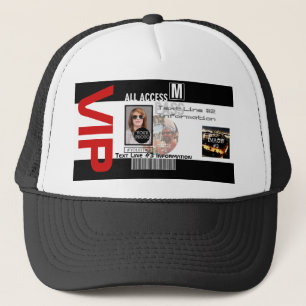Casquette Créez votre propre carte VIP Pass 8 façons de pers