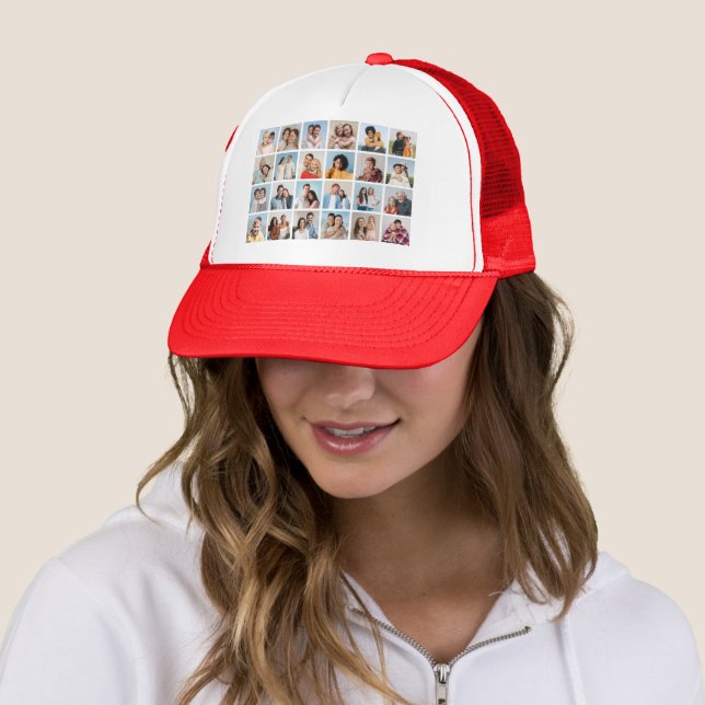 Casquette Créez votre propre collection photo personnalisée  (En situation)