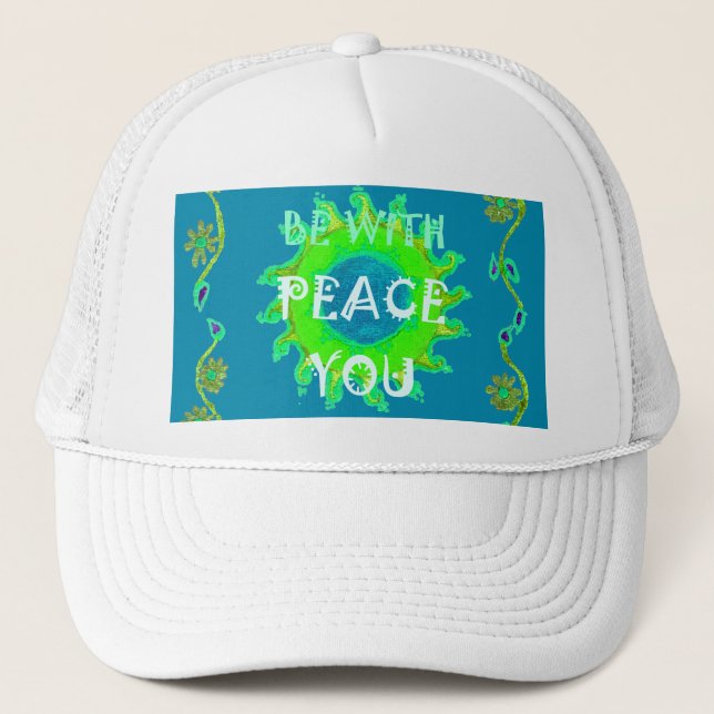 Casquette Créez Votre Propre Shalom Peace Soyez Avec Vous To (Devant)
