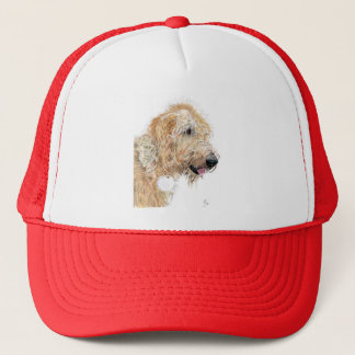 Casquette crème de Labradoodle