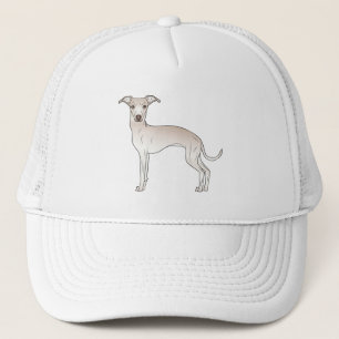 Casquette Crème italien Greyhound mignonne Dessin Cartoon Ch
