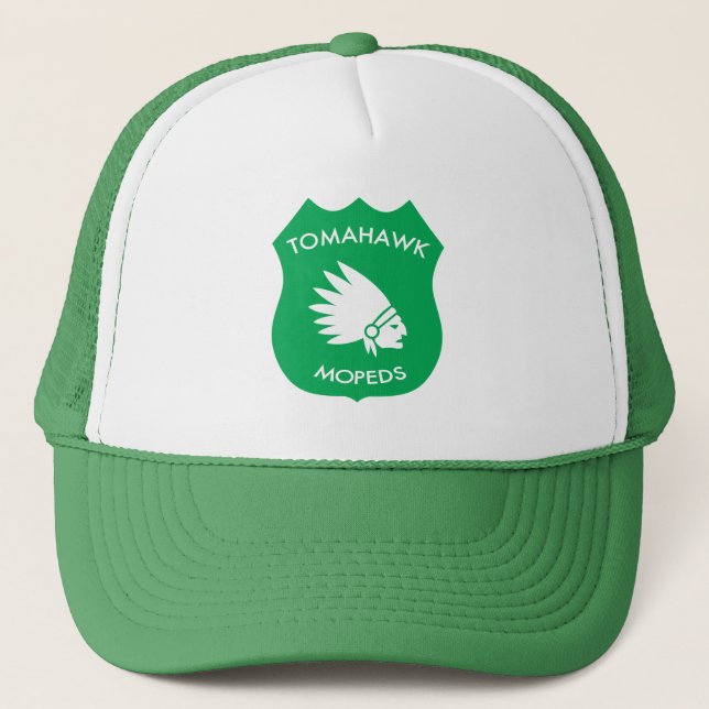 Casquette Crête américaine de Tomahawk - vert d'acclamations (Devant)
