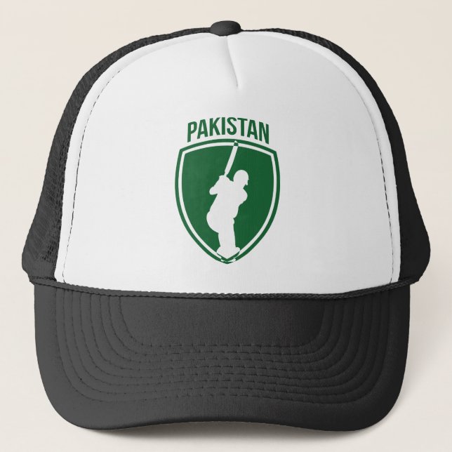 Casquette Crête de cricket du Pakistan (Devant)