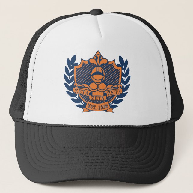Casquette Crête de fraternité de Zeta Zeta Zeta - (Devant)